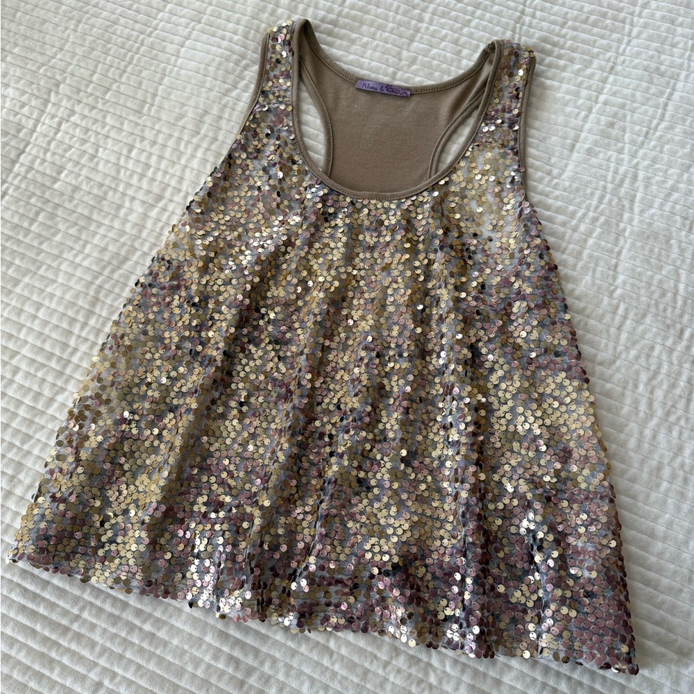 Women’s Sequined Tank-top Size Medium